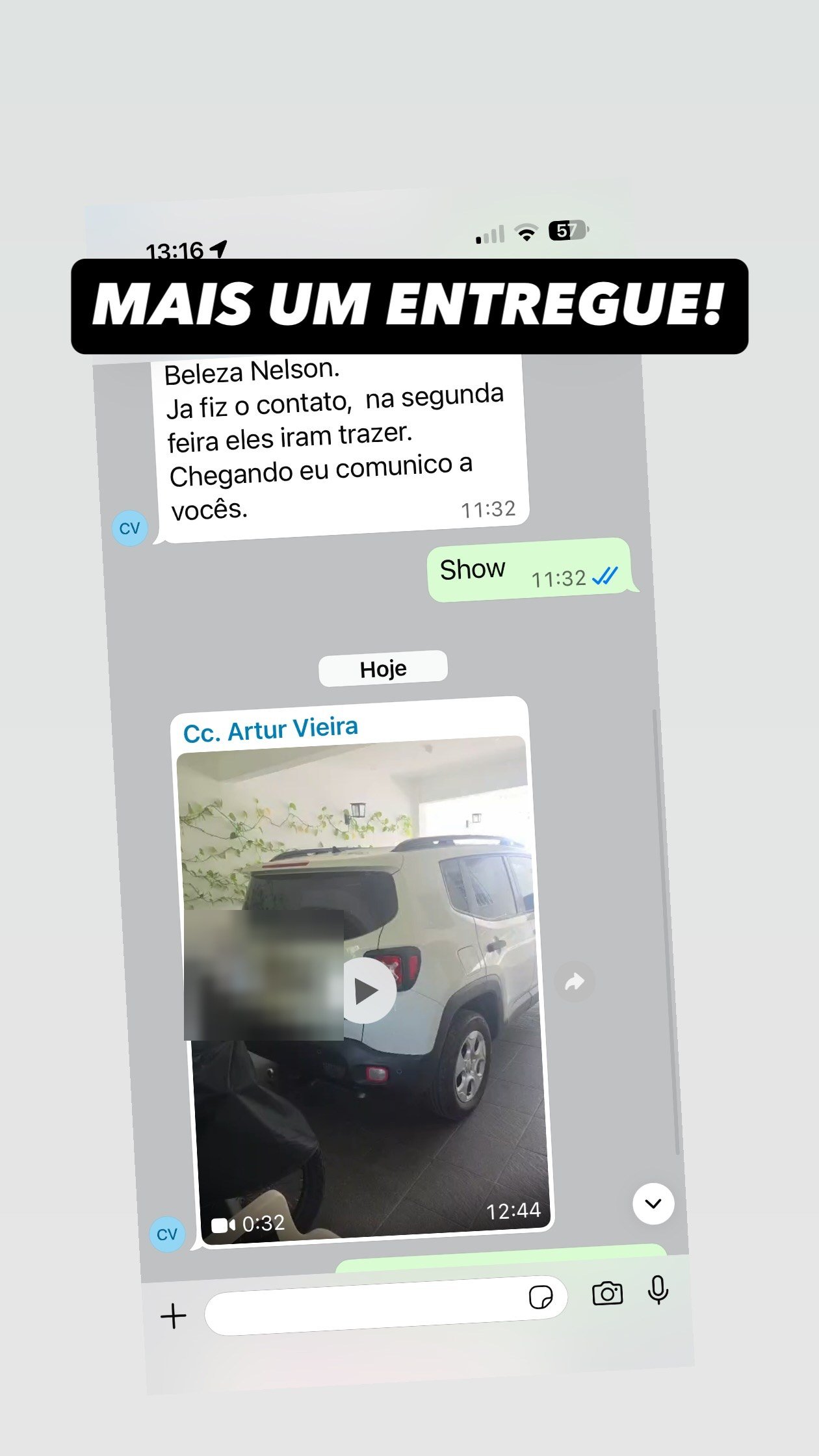Depoimento de cliente ZapCars